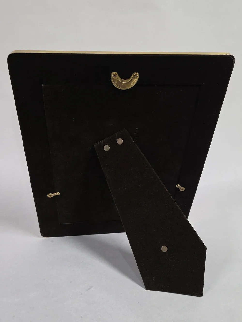 Vintage Solid Brass Hand-Polished 8X10 Picture Frame - Made in Korea